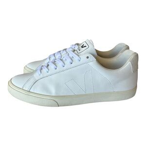 Veja Esplar Leather White Sneakers, Women’s 8.5 Casual Shoes